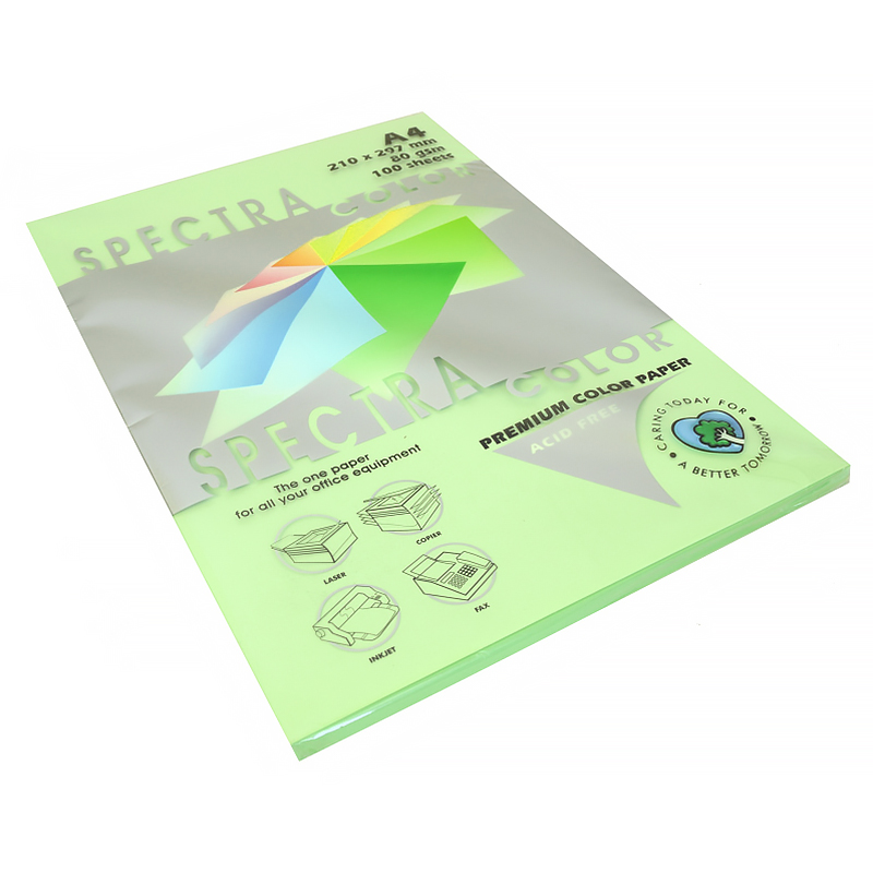 Бумага цветная  APP "SPECTRA Color", A4, светло-зеленая (LAGOON) — Абсолют