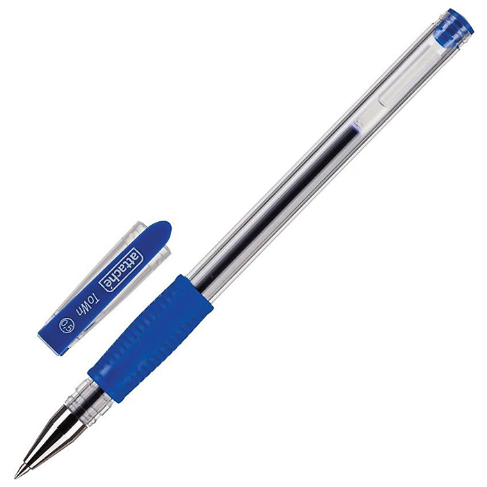 Ручка гелевая Attache "ToWn", 0,5мм, синяя — Абсолют