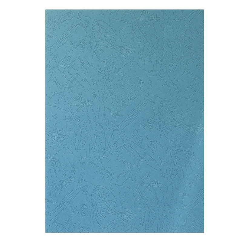 Обложкка для переплёта А3 картон, 230 гр., "кожа" синяя — Абсолют