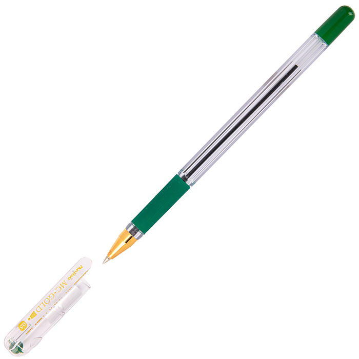 Ручка шариковая "MC GOLD",  0,5 мм, зеленая — Абсолют