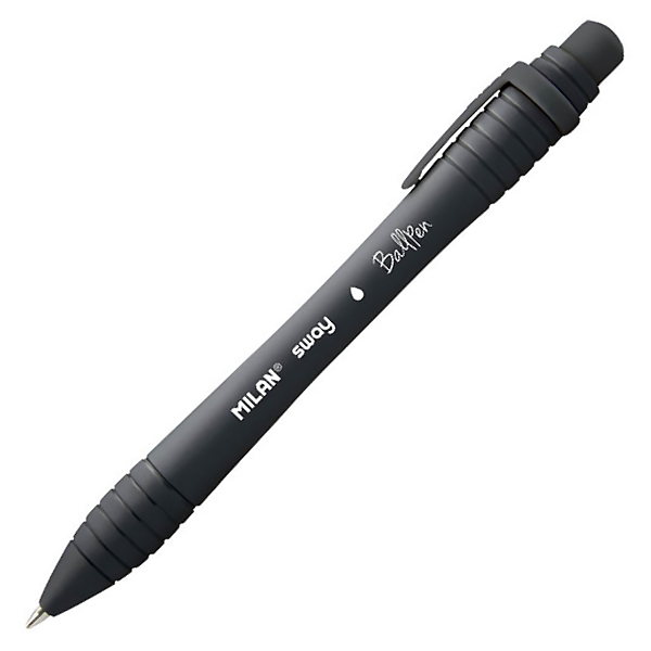 Ручка шариковая автоматическая "Milan SWAY" 1,0 мм, черная — Абсолют