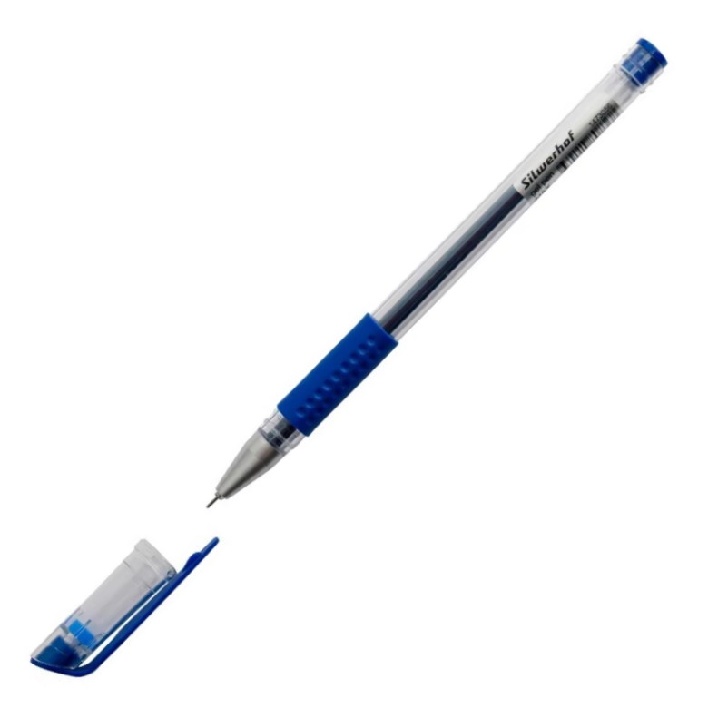Ручка гелевая "Silwerhof Max" 0.5мм., синяя — Абсолют