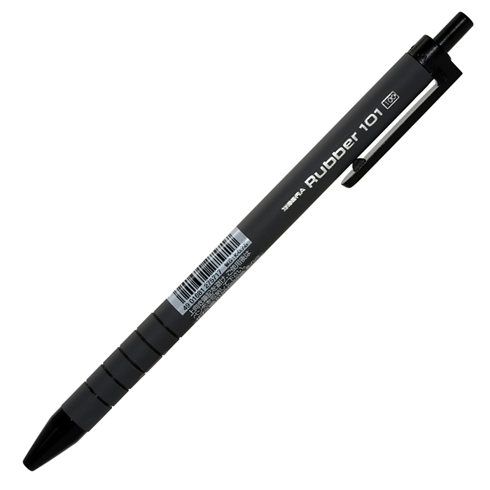 Ручка шариковая автоматическая "Zebra RUBBER 101", 0,7 мм — Абсолют
