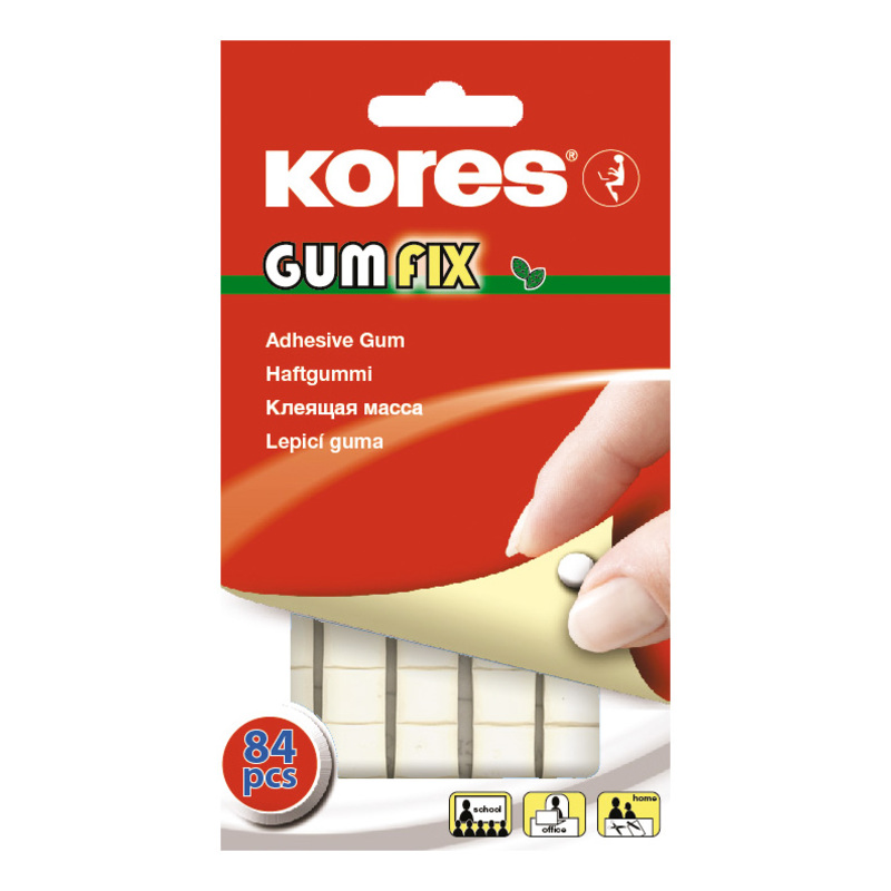 Клеящая лента-масса KORES Gum Fix, удаляемая — Абсолют