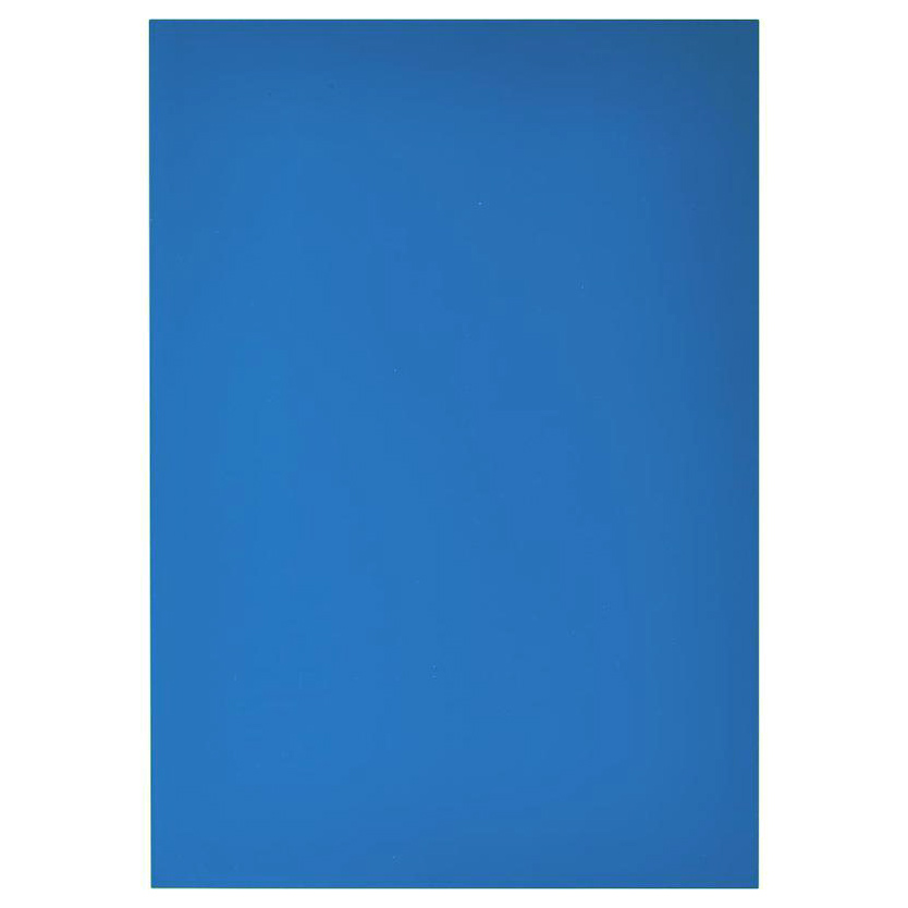 Обложкка для переплёта А4 пластик, 400 мкм, синяя, непрозрачная — Абсолют