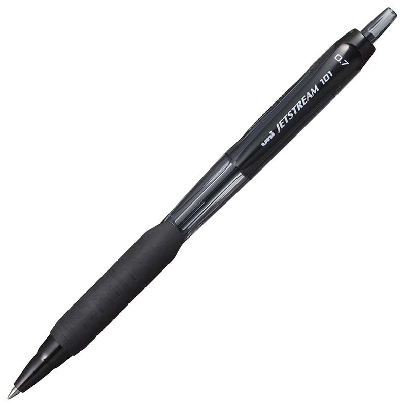 Ручка шариковая автоматическая "Uni Ball Jetstream SXN-101" 0,7 черная — Абсолют