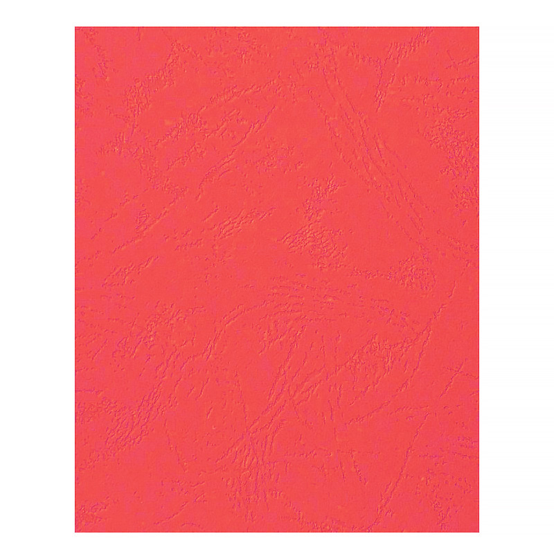 Обложкка для переплёта А4 картон, 230г/м2, "кожа" красная — Абсолют