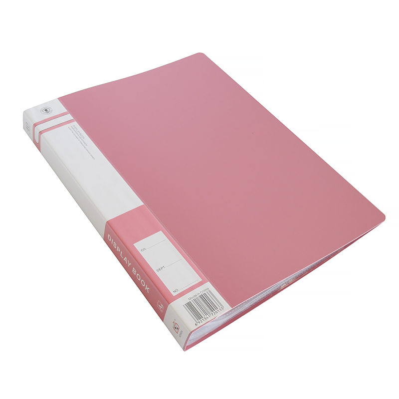 Папка на 40 файлов , "T40AB", A4, розовая — Абсолют