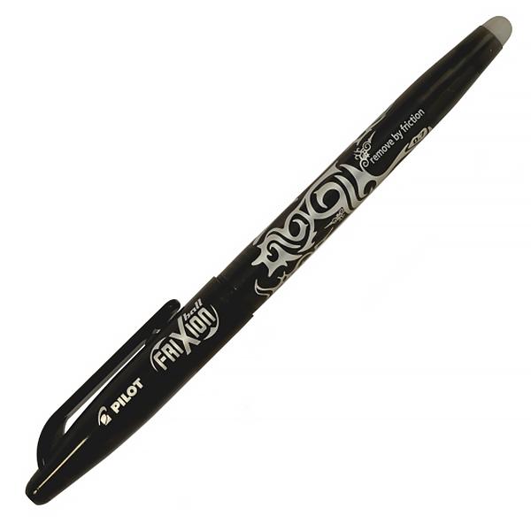 Ручка "Пиши-стирай" PILOT "Frixion BL-FR7 В", 0,7 мм, черная, гелевая — Абсолют