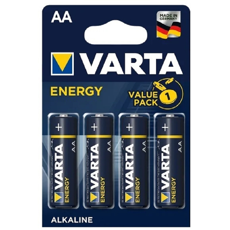 Элемент питания VARTA Energy, АА, 4шт. — Абсолют