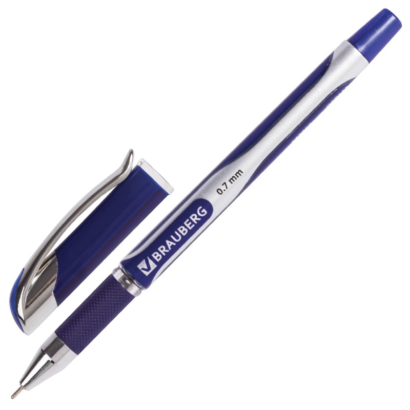 Ручка шариковая "Brauberg Sigma Plus" 0.7мм., синяя — Абсолют