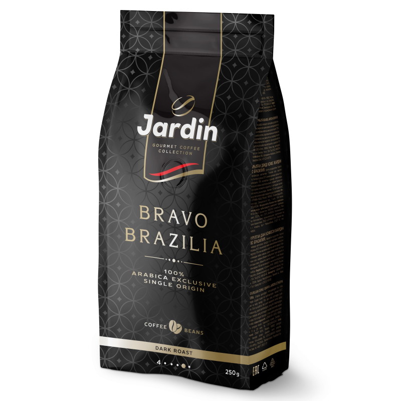 Зерновой кофе Жардин "Bravo Brazilia" 250гр. — Абсолют