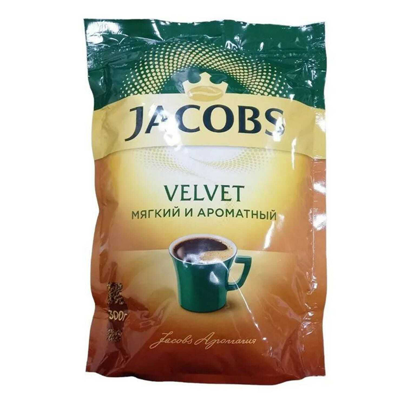 Кофе растворимый "Jacobs Velvet", 300 гр. — Абсолют