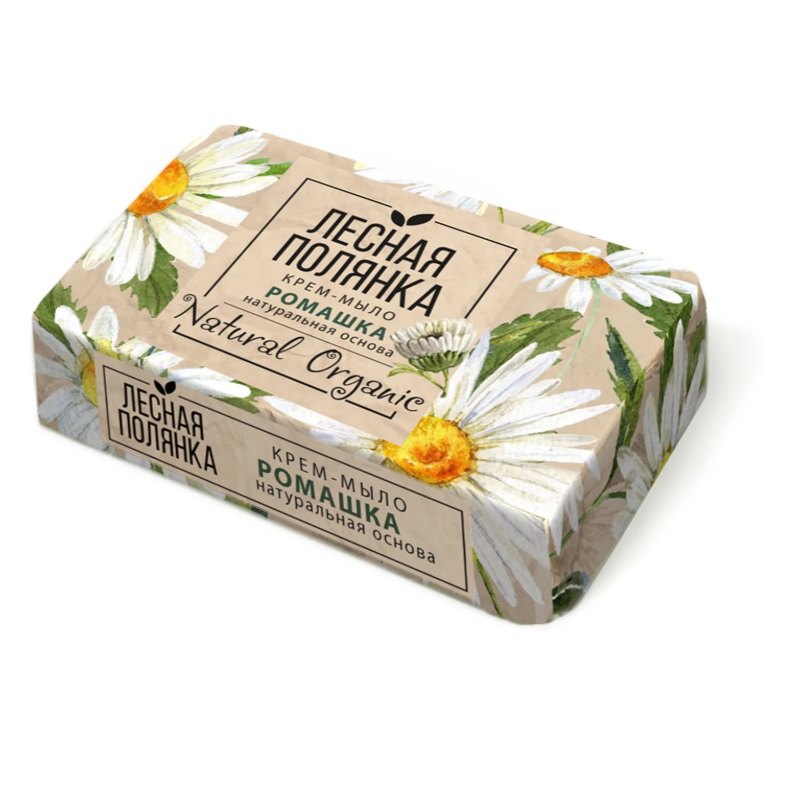 Мыло туалетное 90гр. Лесная Полянка "Ромашка"