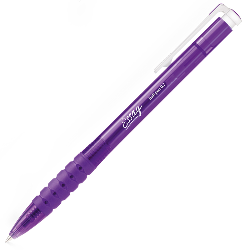 Ручка шариковая Hatber "Essay" 0,7мм., фиолетовая — Абсолют