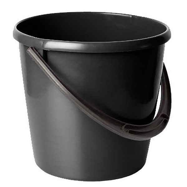 Ведро п/эт 5 л б/к, черное