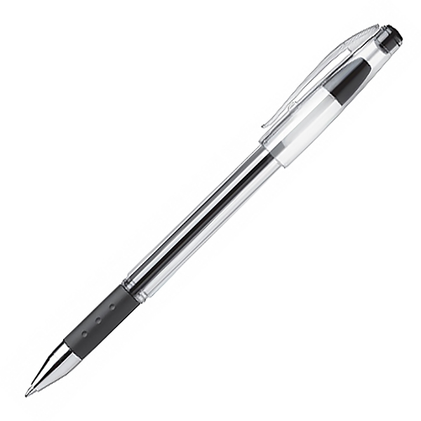 Ручка гелевая "Hatber Bit" 0.5мм., черная, грип — Абсолют