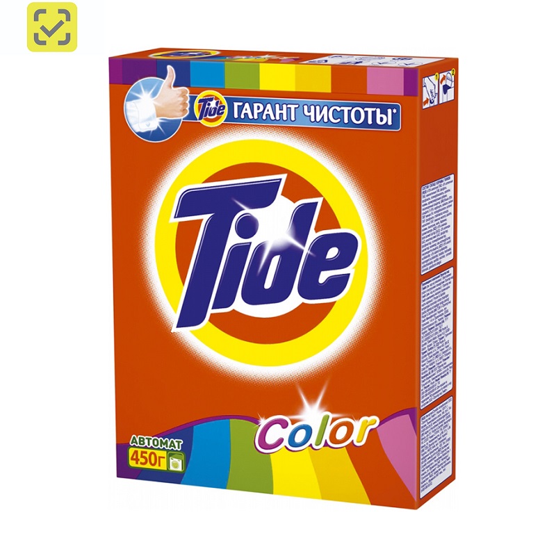 Порошок стиральный 450гр TIDE Color Автомат/11