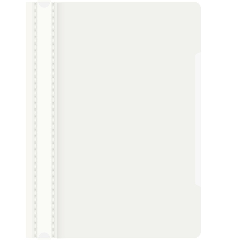 Папка скоросш.пл.тон.белый./20