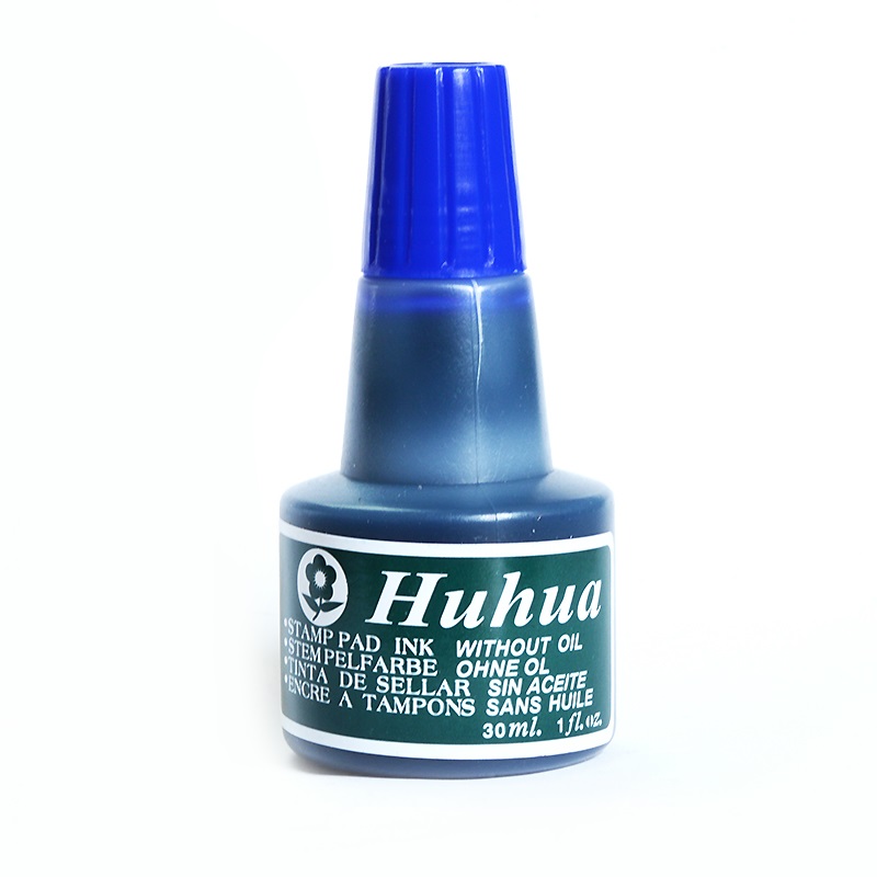 КРАСКА штемп. 30 мл. Huhua, синий/12 КРАСКА штемп. 30 мл. Huhua, синий/12