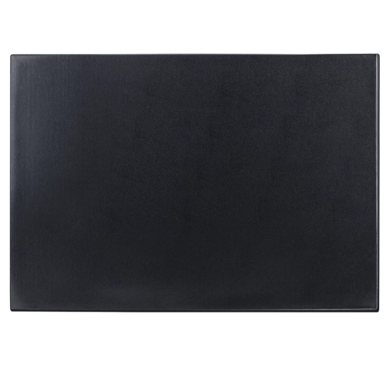 Коврик-подкладка настольная для письма "Brauberg"/картон + ПВХ . (65x45см), с прозрач.карманом, черн