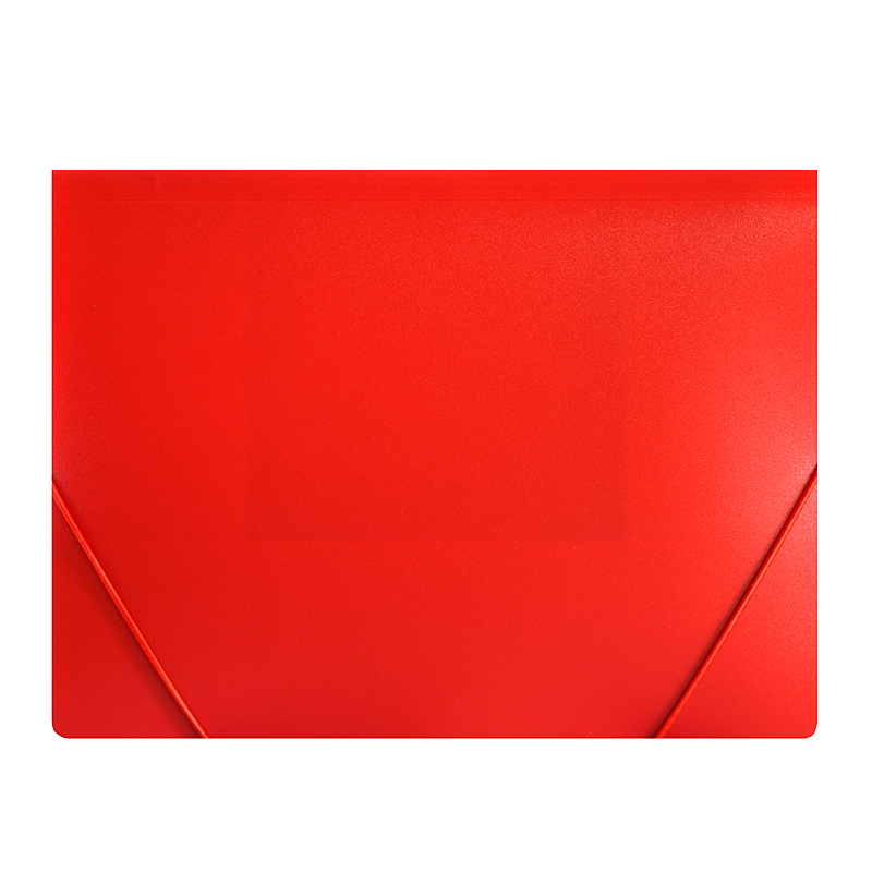 Папка-конверт на резинке "Бюрократ", A4, 15 мм, красная — Абсолют