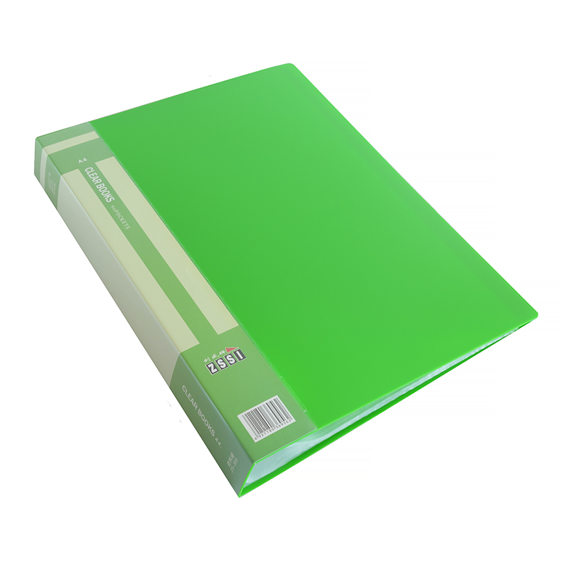 Папка на 60 файлов "ZS-360", A4, зеленая — Абсолют