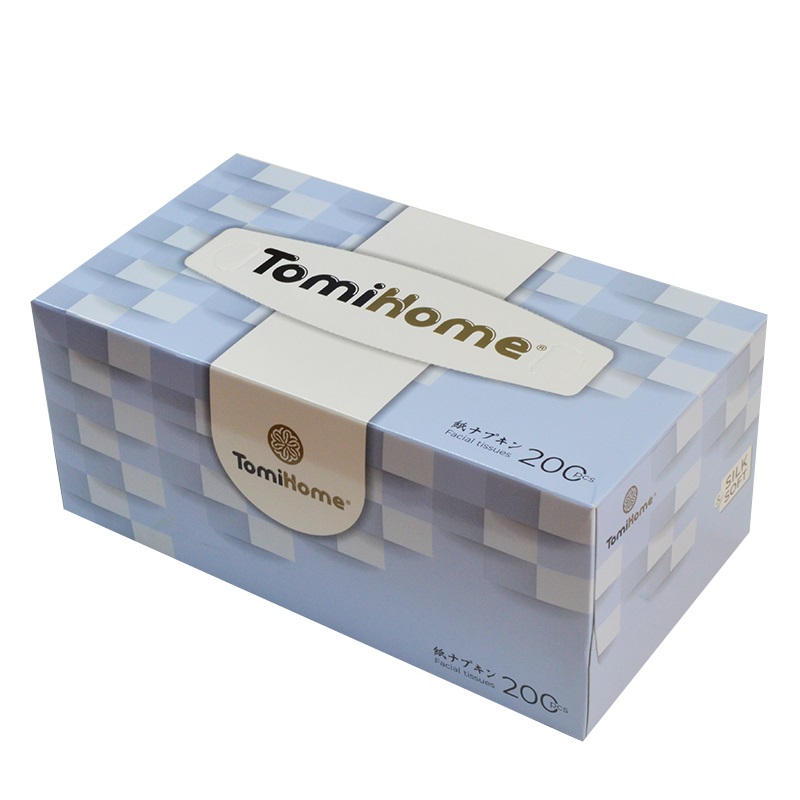 Салфетки для офиса TomiHome "Геометрия" 2сл., 200лист/уп., упаковка - ассорти — Абсолют