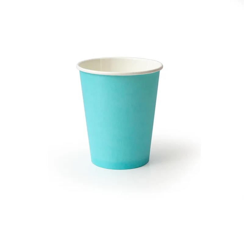 Стакан бумажный (0,25) (50шт.) ТИФФАНИ/БИРЮЗОВЫЙ20