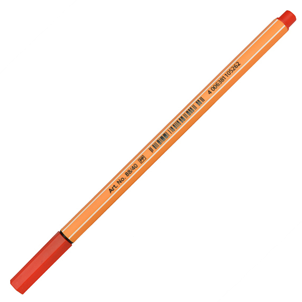 Лайнер Stabilo Point" 0,4 мм, красный — Абсолют