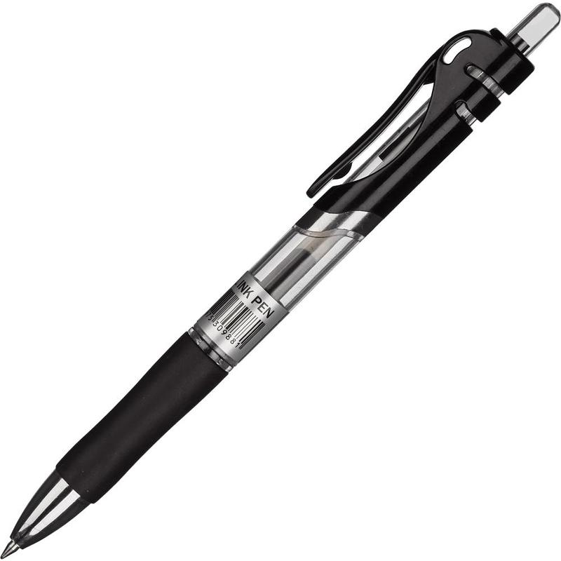 Ручка гел. авт. черн. 0,5мм  Attache Hammer/12
