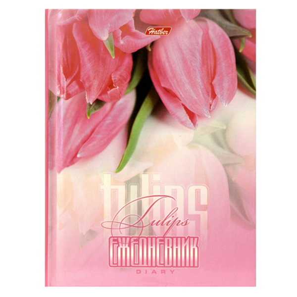 Ежедневник недатированный А6 "Розовые лепестки", 160 листов — Абсолют