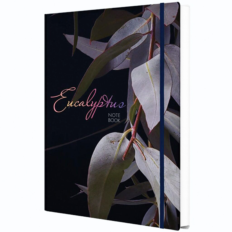 Бизнес-блокнот  А5 096л. тв.пер. "Eucalyptus", кл., 70г/м2, ляссе