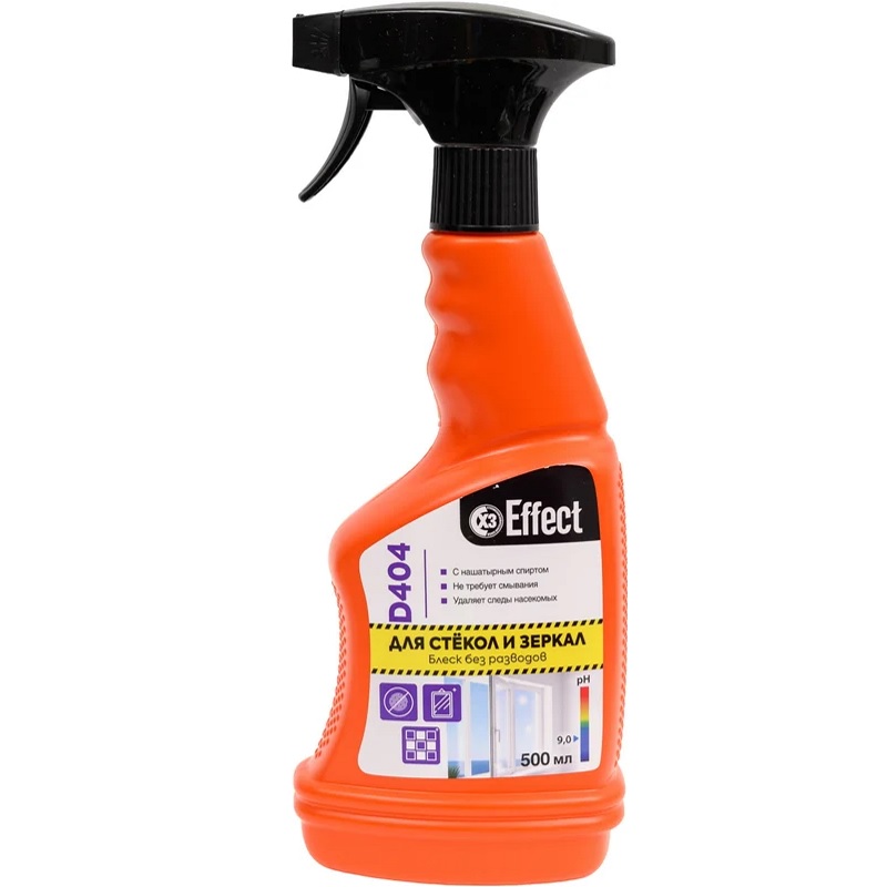 /М Средство для стекол и зеркал "Effect" 500мл, курок