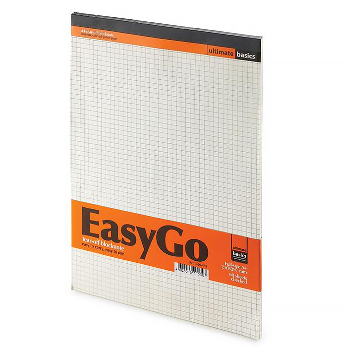 Блокнот  А6 060 л. , склейка, EasyGo, жест.подложка