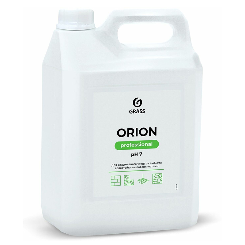 /М Моющее средство д/полов и поверхн. Grass "Orion", универсальн., нейтр.аромат, 5 л