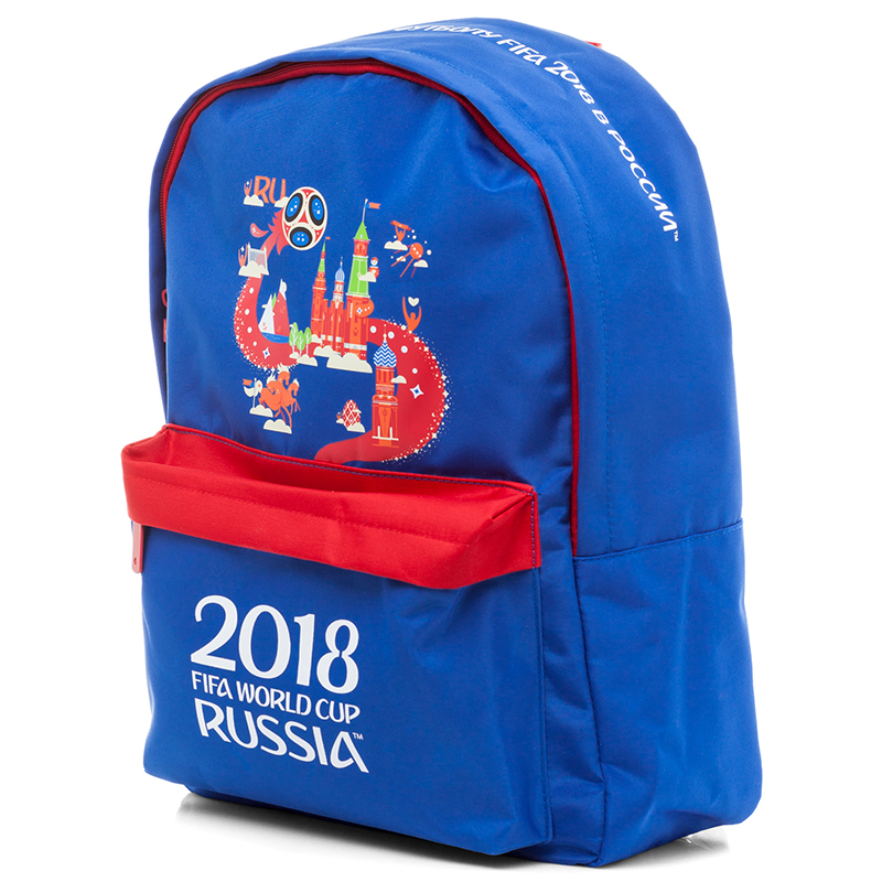 Рюкзак Basic ЧМ по Футболу 2018, 30х41х13см, 1отд, 1карм.