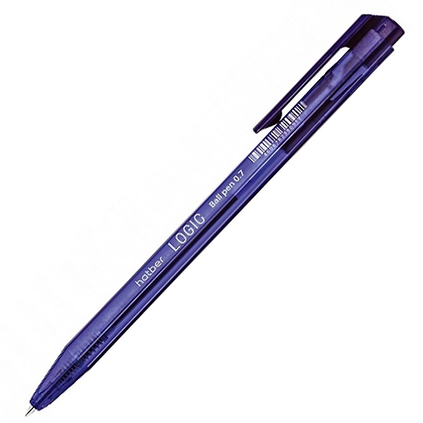 Ручка шариковая "Hatber LOGIC" 0.7мм., синяя — Абсолют