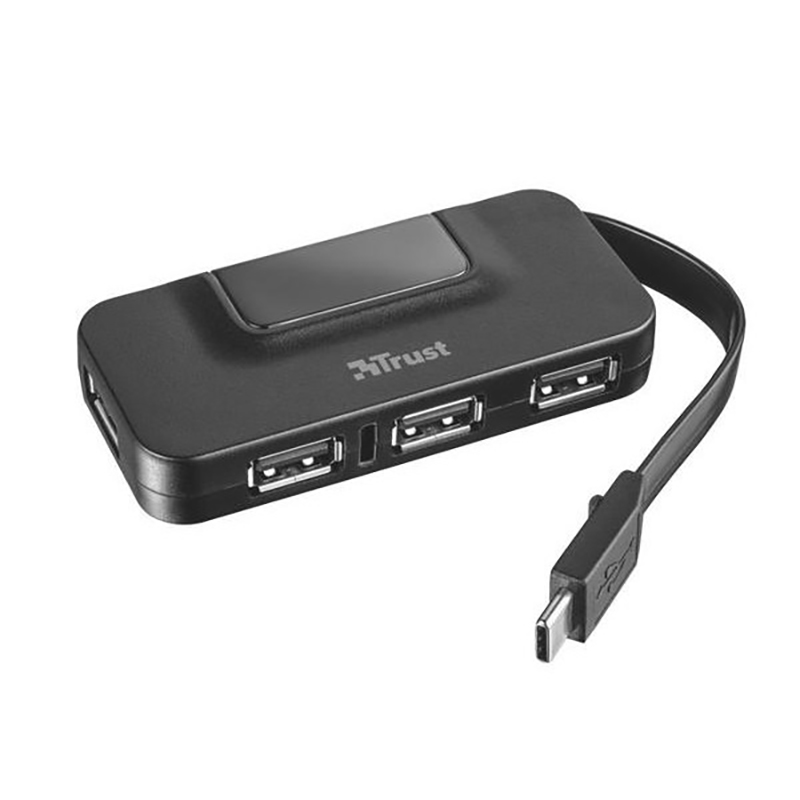 Разветвитель USB 2.0 Trust OILA HUB connector 4-ports Разветвитель USB 2.0 Trust OILA HUB connector 4-ports