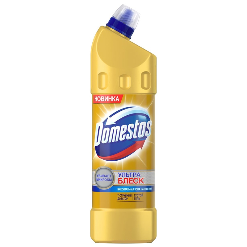 Чистящее средство "Domestos" 1л Ультра блеск для унитаза/12