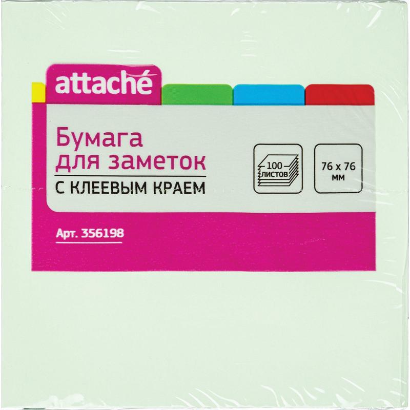 Блок с кл.сл.76*76 Attache 100л., салатовый