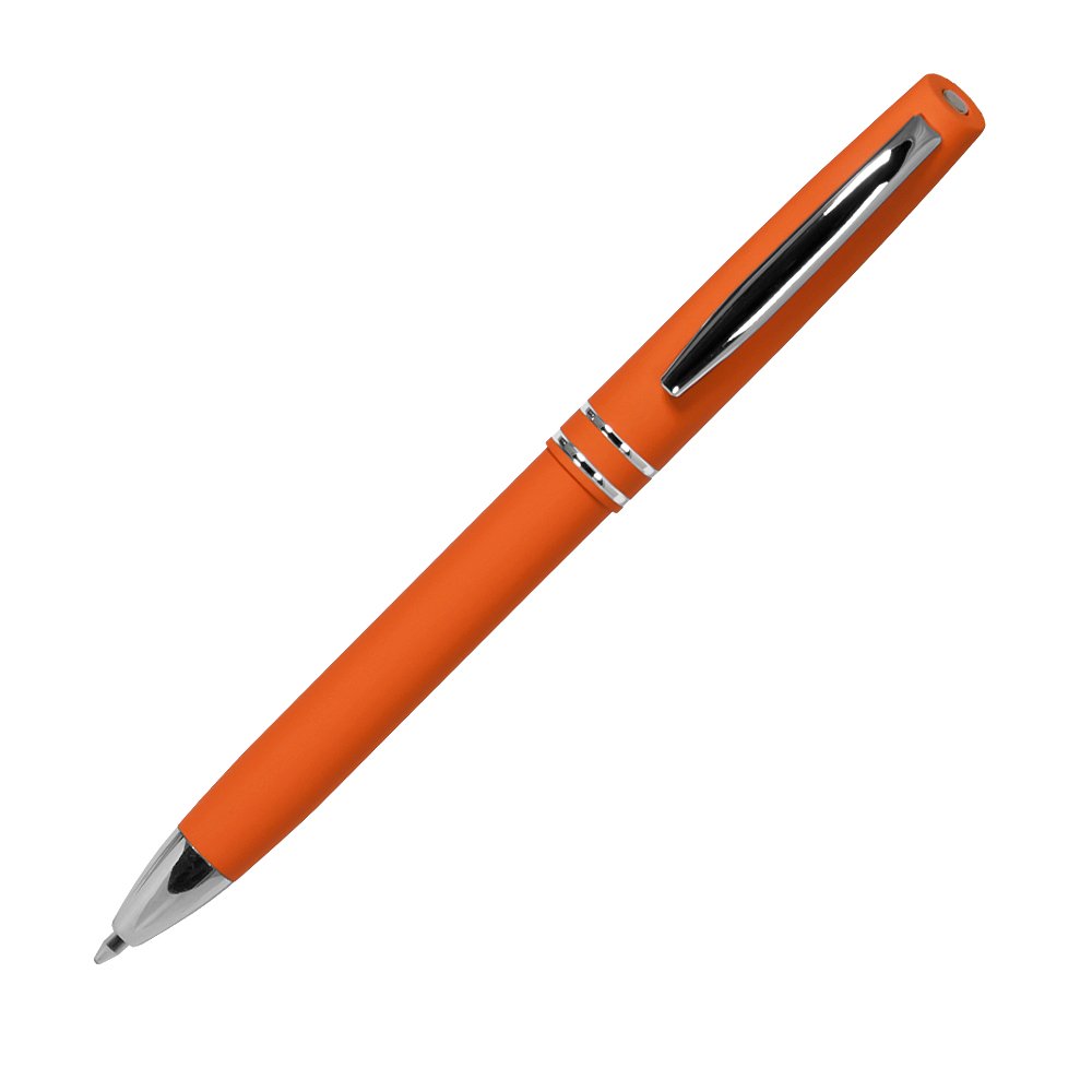 Ручка шариковая  Portobello "Consul", корпус оранжевый, синяя — Абсолют