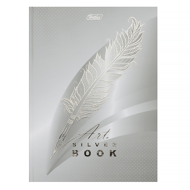 Бизнес-блокнот А4 080л. тв.пер. "Silver book",блок 5цв./3D/ Бизнес-блокнот А4 080л. тв.пер. "Silver book",блок 5цв./3D/