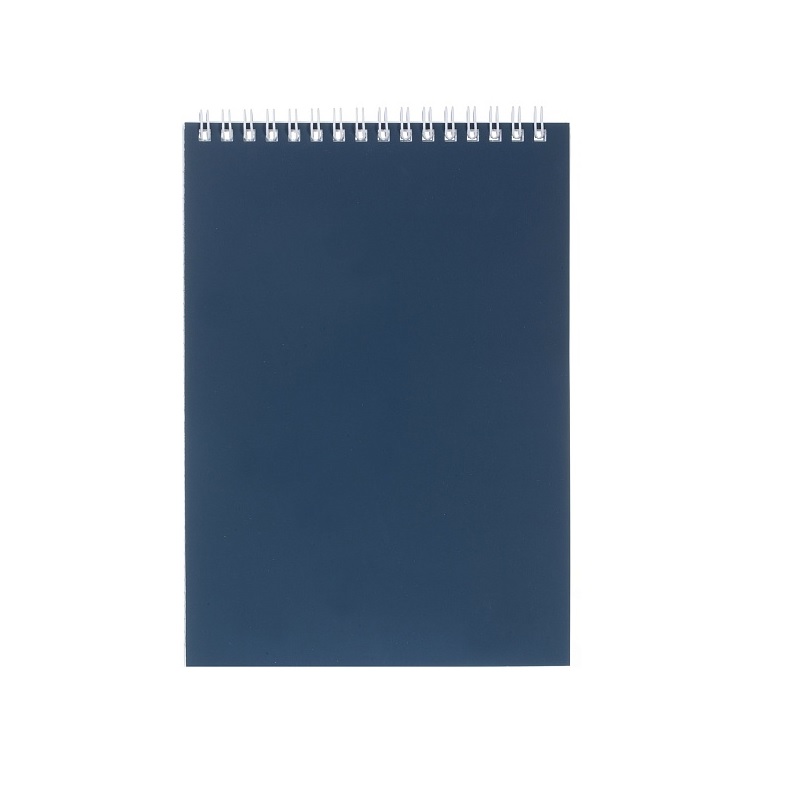 Блокнот  А5  060л. , спираль "SoloMatter", ламин. Soft-touch, сапфир