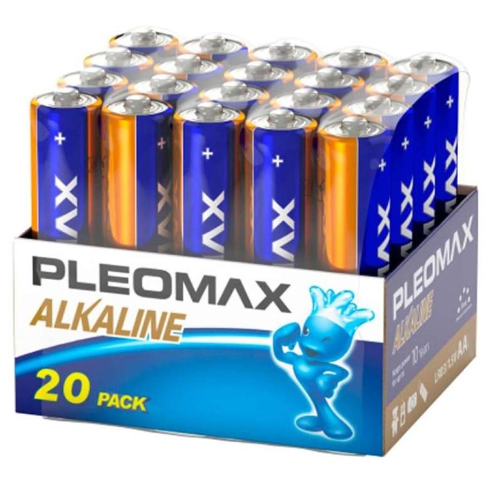 Эл.пит. АА/(alkaline) Pleomax, bulk 20 шт./20/480