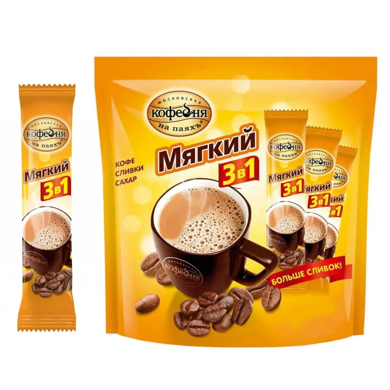 Кофе МКП 3 в 1 Мягкий 16г*20п/25 м/у