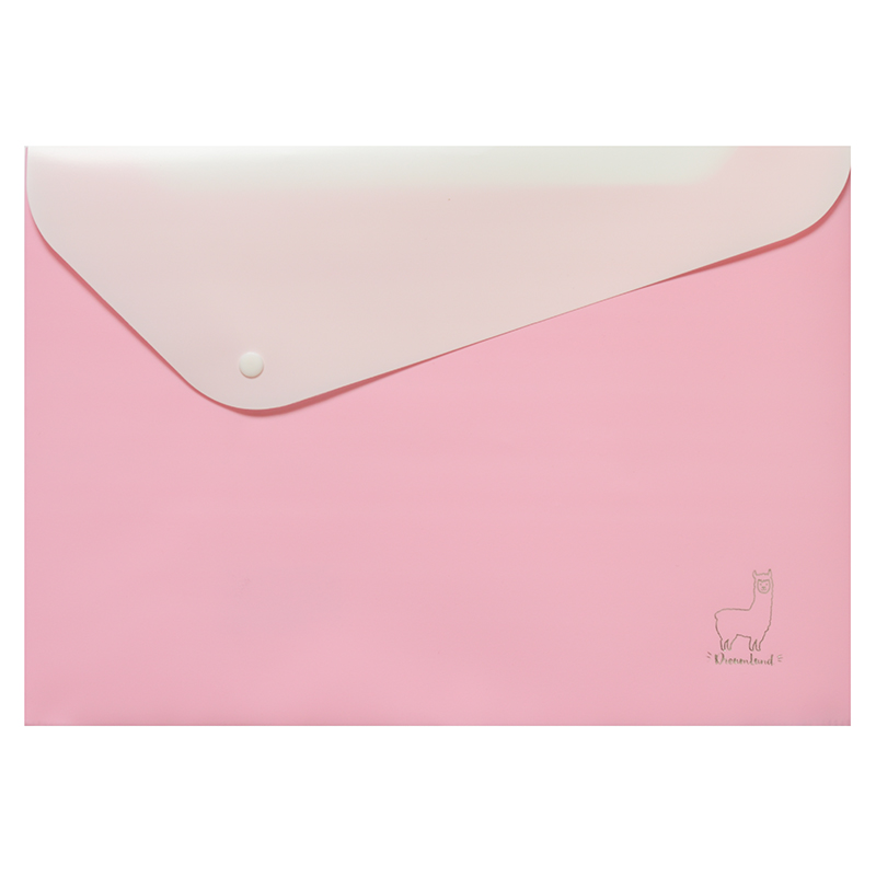 Папка-конверт на кнопке Expert Dreamland, А4, 2 отделения, розовая — Абсолют