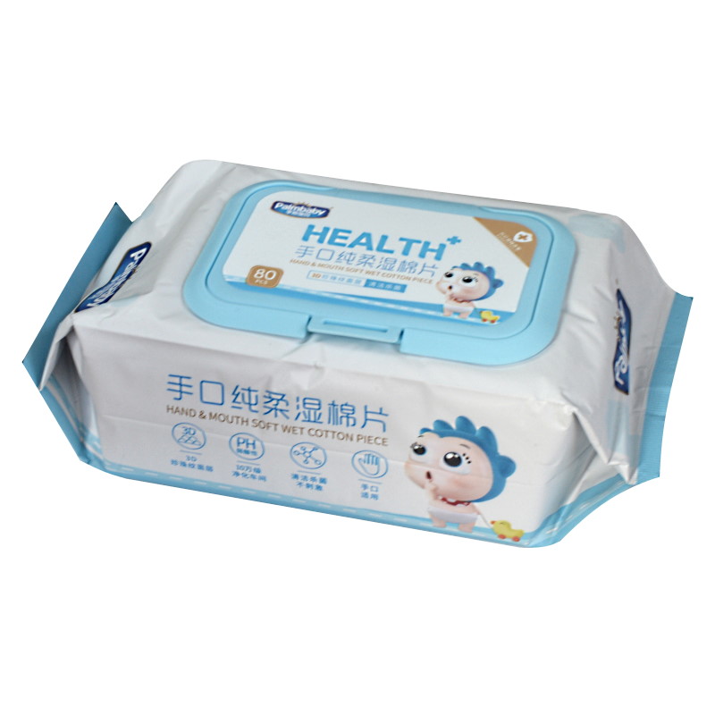 Салфетки влажные Palmbaby  80шт. детские Премиум, 150х200мм, SL19, 60гр/м2, клапан/24