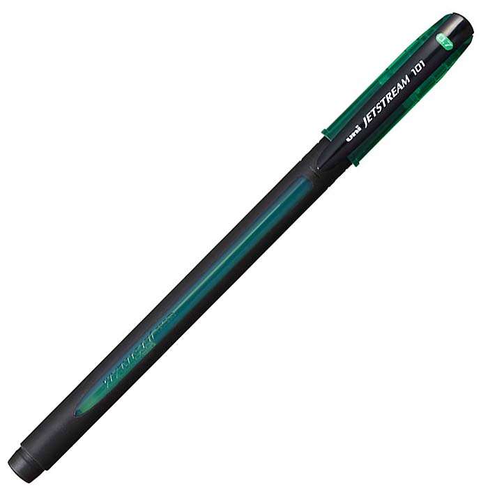 Ручка шариковая "Uni Ball Jetstream SX-101", 0,7 мм, зеленая — Абсолют