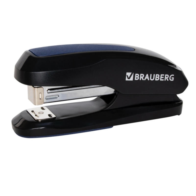 Степлер №24/6,26/6 на 30л. Brauberg EXTRA, черно-синий